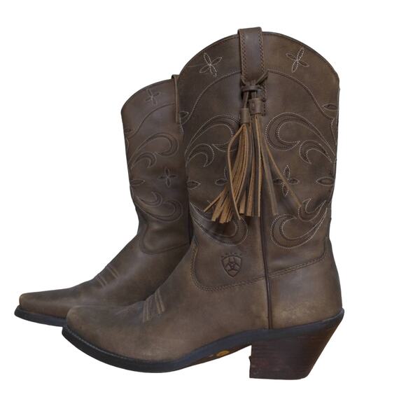 Ariat Sage Stars Distressed Boots - Size 9B - NWOB - Picture 5 of 16